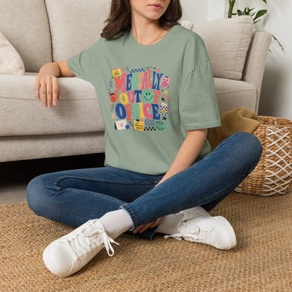 Mentally Out Of Office T-Shirt | Colorful Retro Graphic