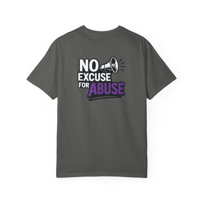 Empowering Unisex T-Shirt: "No Excuse for Abuse" - Casual Wear, Gift for Activists, Awareness Apparel, Comfort Tee