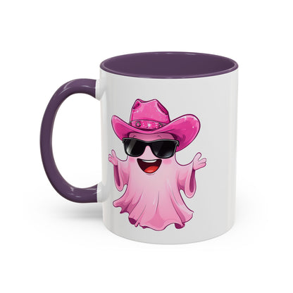 Playful Ghost Coffee Mug - Fun Halloween Drinkware, Cute Gift for Ghost Lovers, Perfect for Fall, Coffee Lovers, Halloween Decor