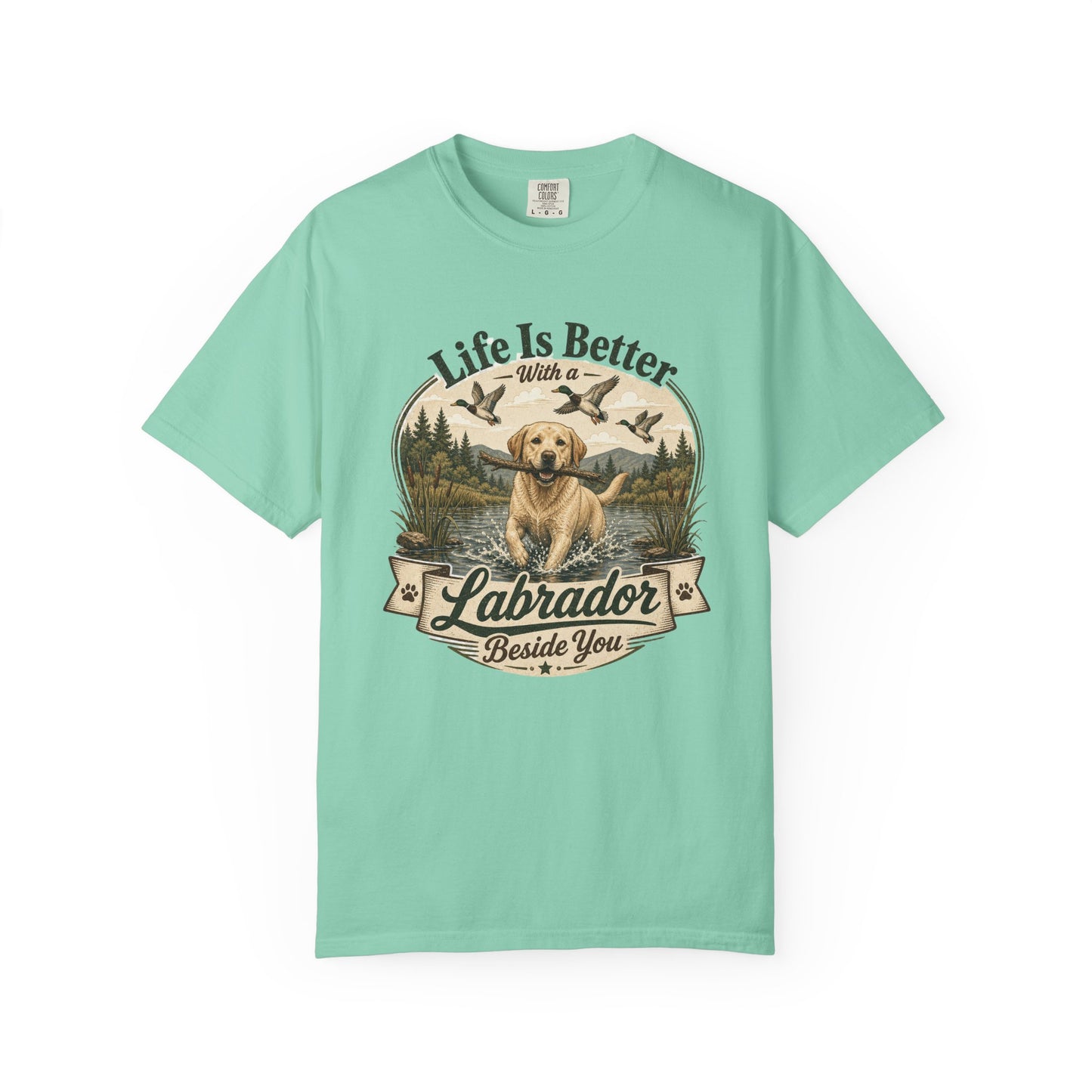 Life Is Better with a Labrador T-shirt | Lab Dog Design