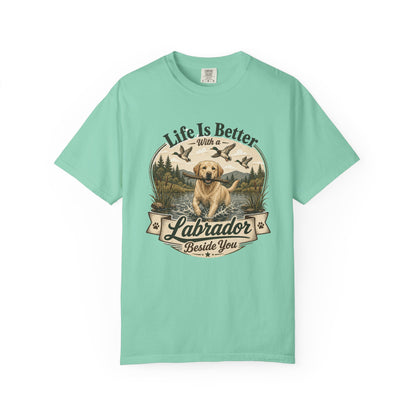 Life Is Better with a Labrador T-shirt | Lab Dog Design