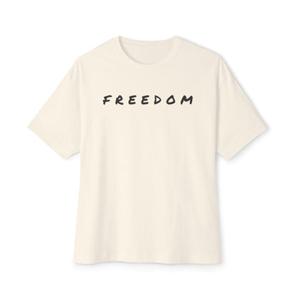 Freedom & Faith Unisex Oversized Tee, Summer Vibes Tee, Casual Gift, Patriotic Apparel, Faith-Based Outfit