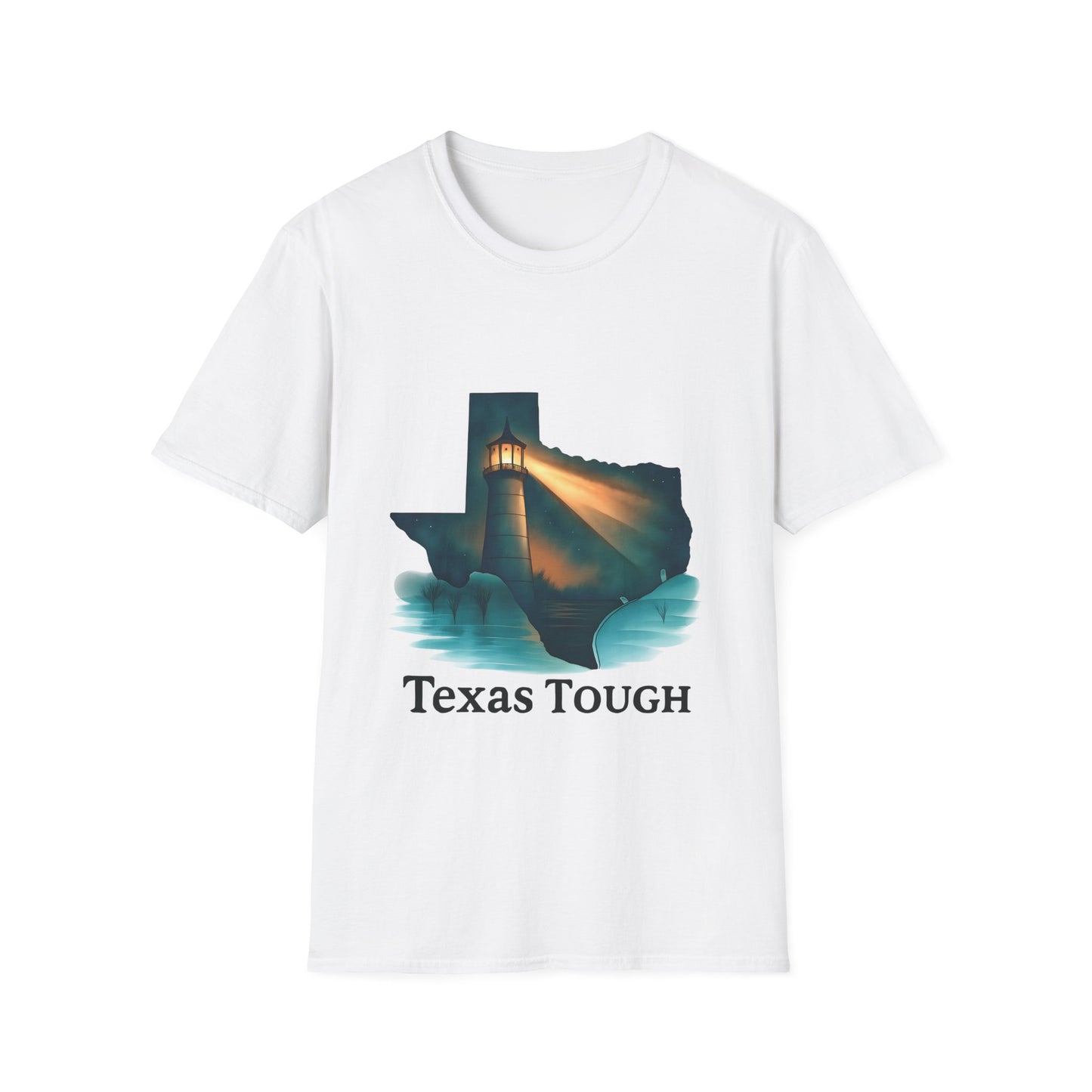 Texas Tough Texas Pride T-Shirt | Lone Star Flag Design