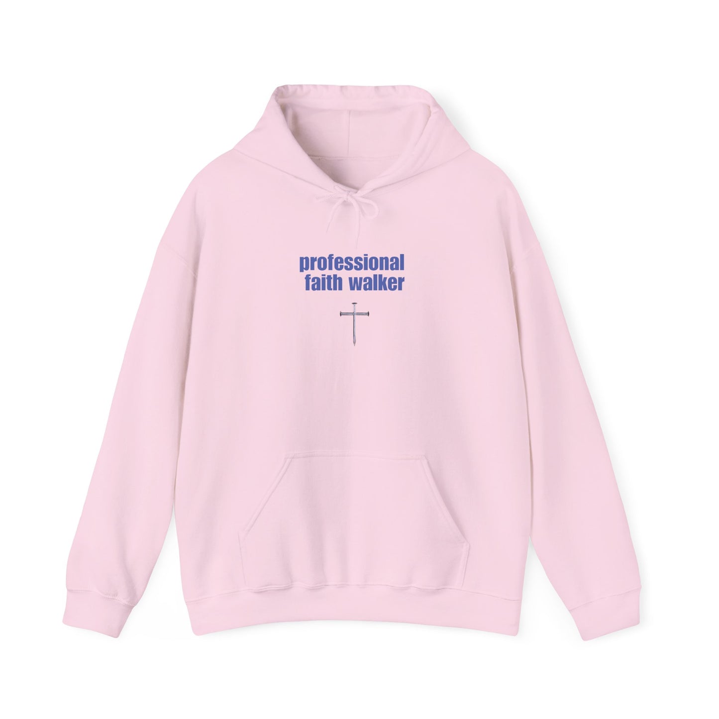 Professional Faith Walker Hooded Sweatshirt - Christian Inspirational Clothing, Unisex Hoodie, Religious Gift, Cozy Jumper, Faith Apparel