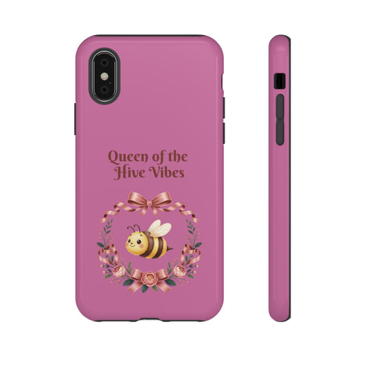 Queen of the Hive Bee Phone Case | Cute Floral Bee iPhone Case