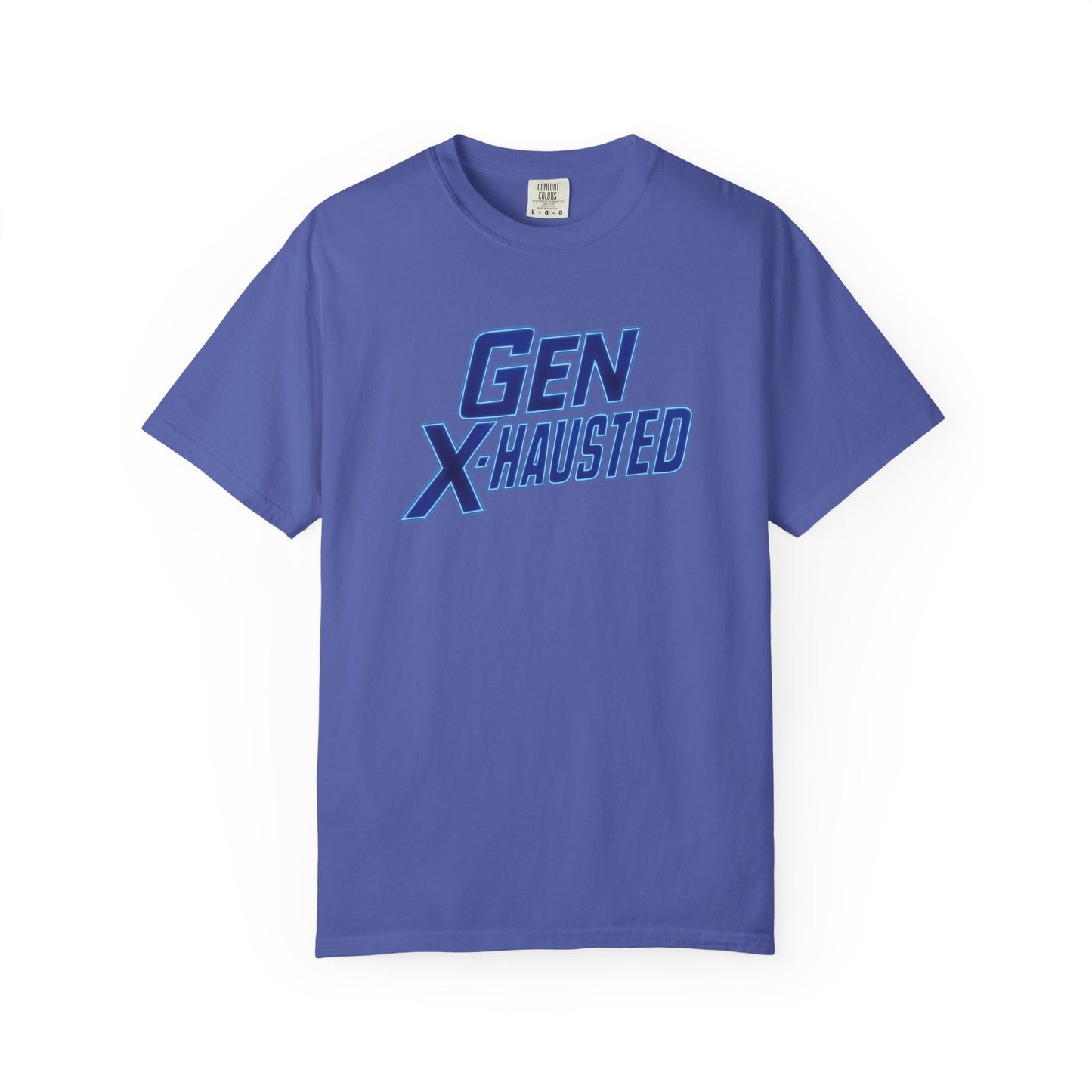 Gen X-Hausted Unisex T-shirt, Forgot Again Found Out Funny Tee, Gen X Humor Gift, Retro 80s 90s Shirt, Vintage Style Clothing