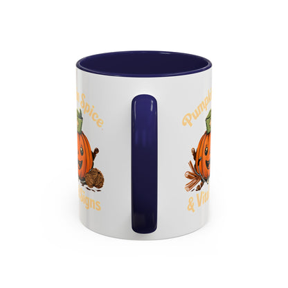 Pumpkin Spice Coffee Mug - Perfect for Fall Decor, Nursing Gifts, Halloween Parties, Cozy Mornings, Harvest Gatherings