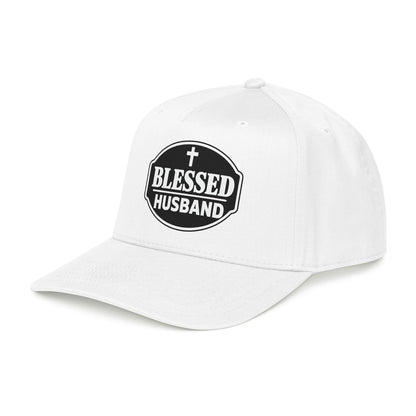 Blessed Husband Embroidered Hat Mid Profile Baseball Cap | Husband Dad Faith