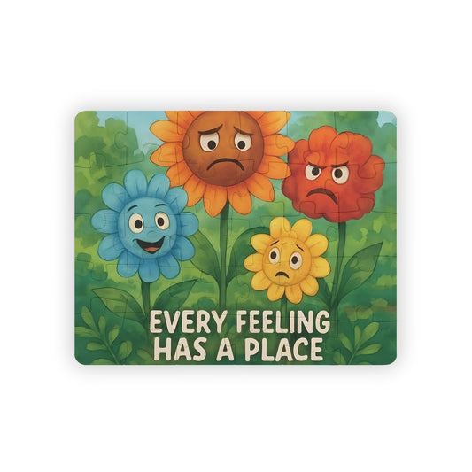 Emotional Expression Puzzle for Kids, Feelings Learning Toy, 30-Piece Jigsaw for Ages 3+, Interactive Fun, Educational Gift