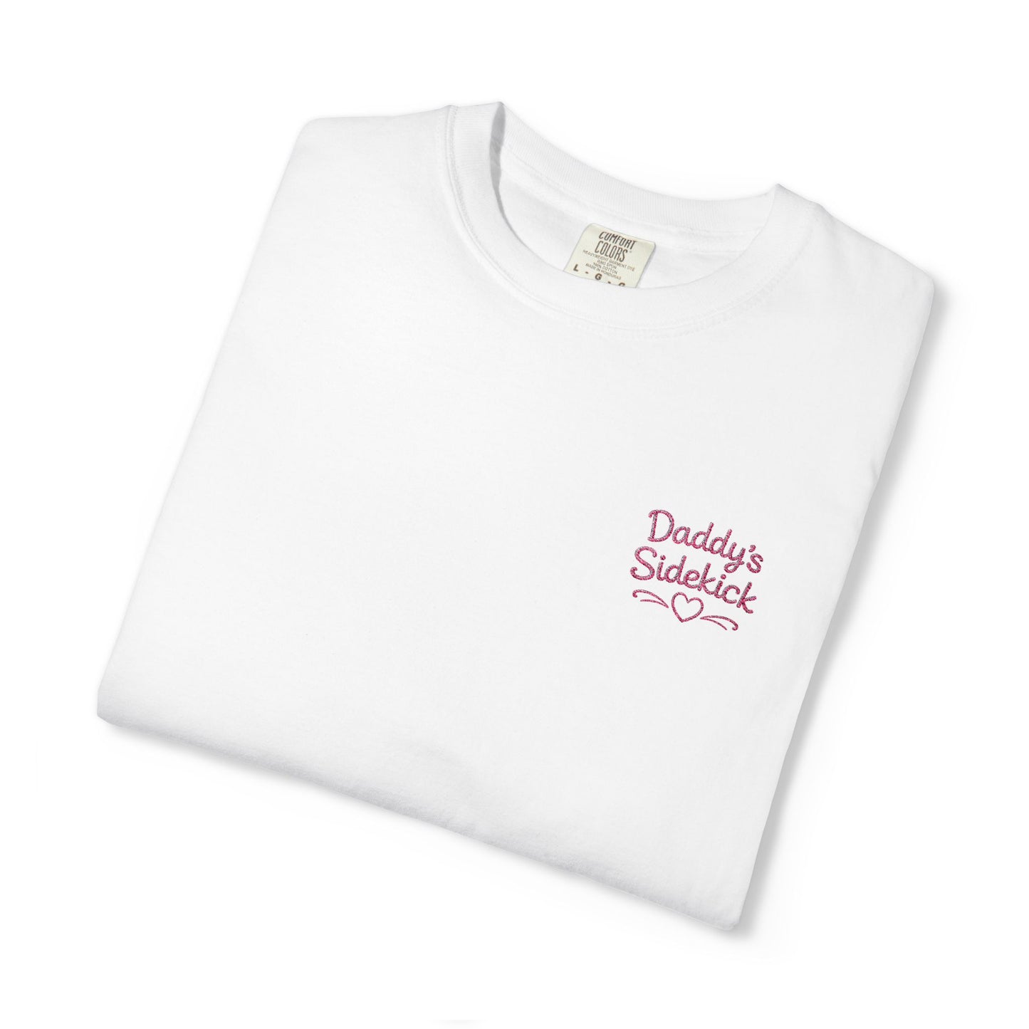 Daddy's Sidekick Embroidered T-Shirt | Daddy Sidekick Tee