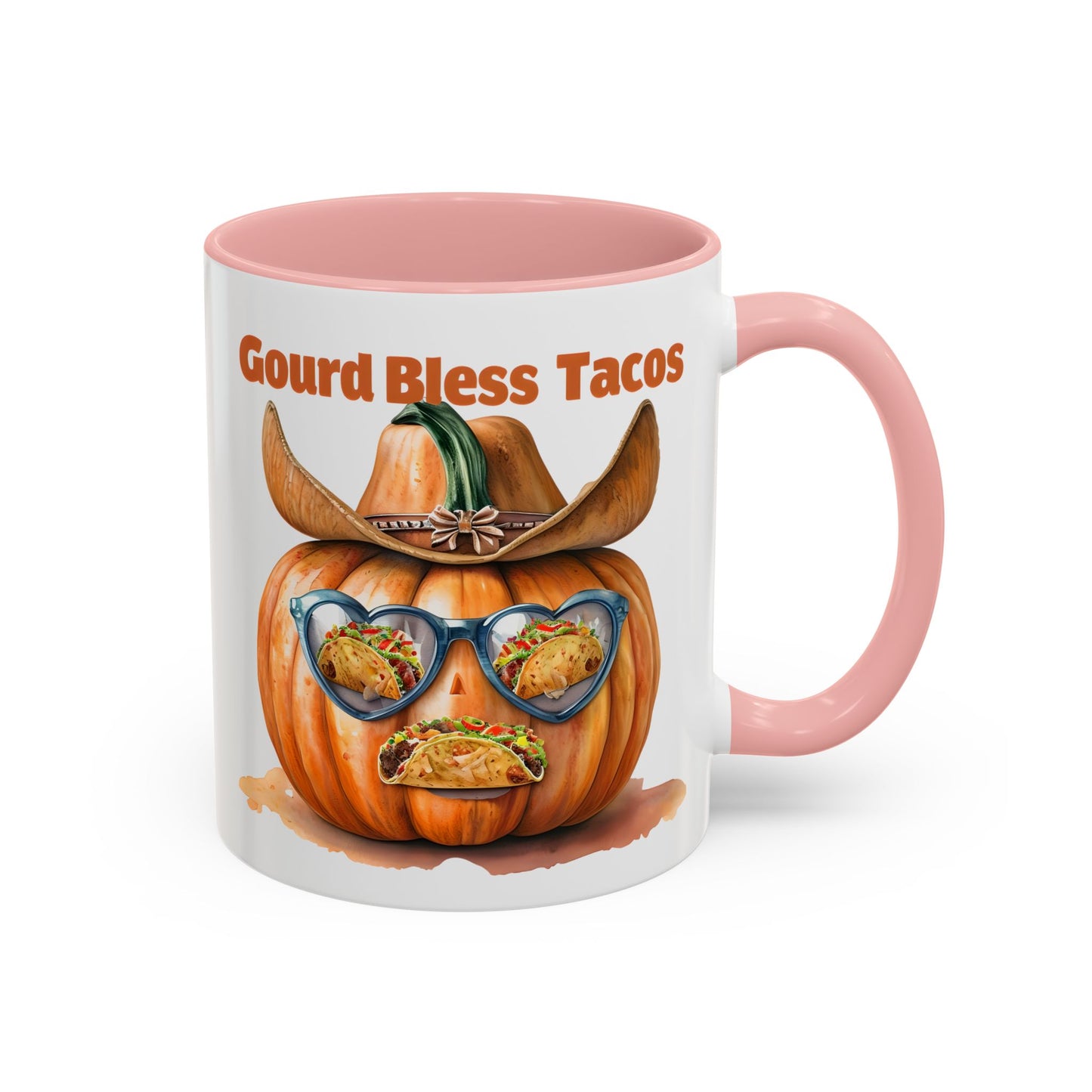 Gourd Bless Tacos Coffee Mug - Perfect for Fall, Halloween, Thanksgiving, Taco Lovers, Kitchen Decor