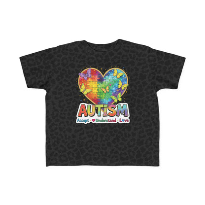 Autism Puzzle Heart Toddler Tee | Accept Understand Love
