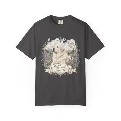 Great Pyrenees Guardian of My Heart T-Shirt | Mountain Dog Illustration