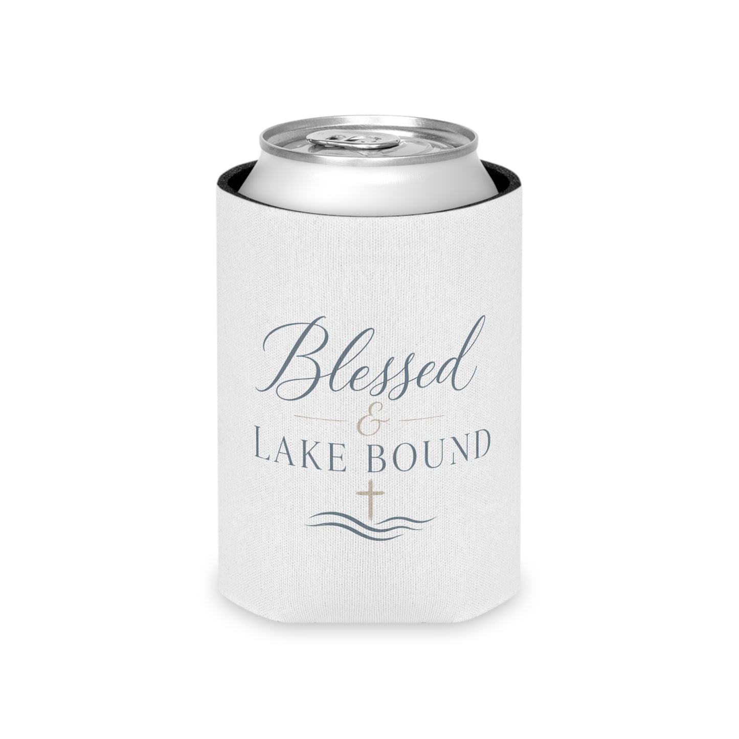 Blessed & Lake Bound Can Cooler | Christian Lake Life