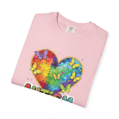 Autism Puzzle Heart T-shirt | Accept Understand Love