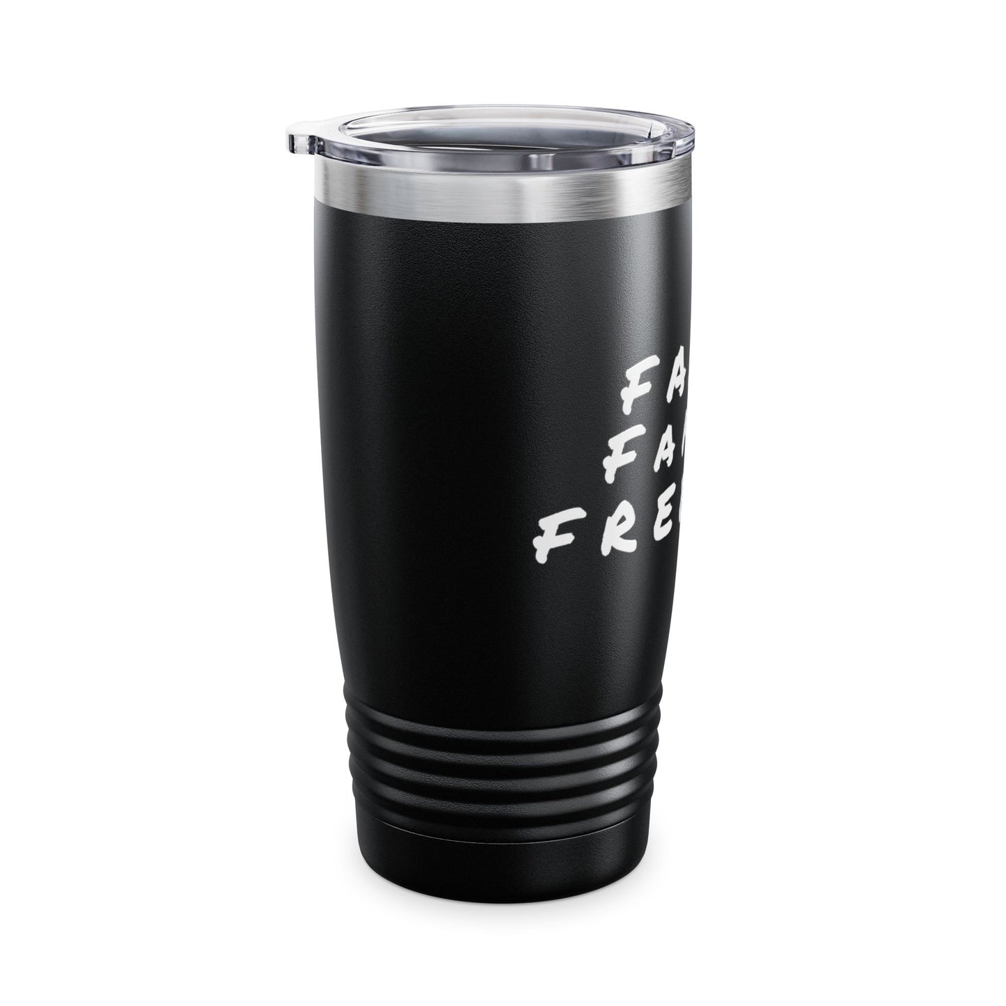 Faith, Family, Freedom Tumbler, 20oz Insulated Coffee Mug, Travel Cup, Unique Gift, Personalized Camping Tumbler