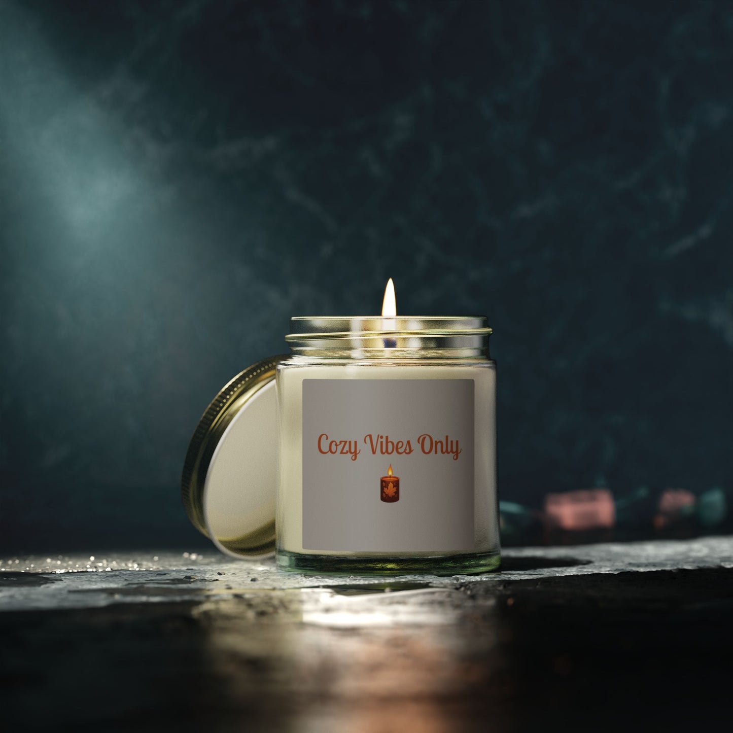 Cozy Vibes Scented Candles | Aromatherapy Gift, Home Decor, Relaxation, Eco-Friendly, Self-Care, Cozy Home