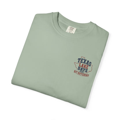 Texas Lake Days Hit Different T-shirt | State Outline Lake Life