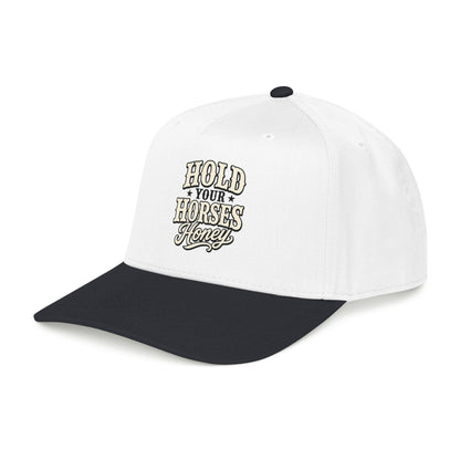 Hold Your Horses Honey Mid Profile Baseball Cap | Western Rodeo Cowboy
