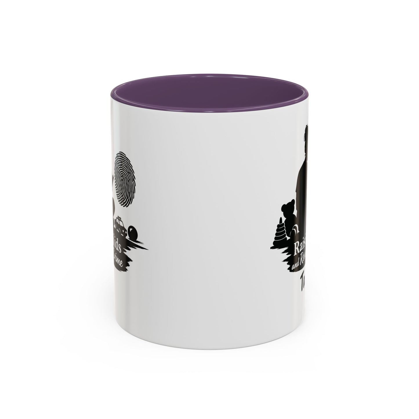 Raising Kids and Reading Crime Mug | Accent Coffee Mug