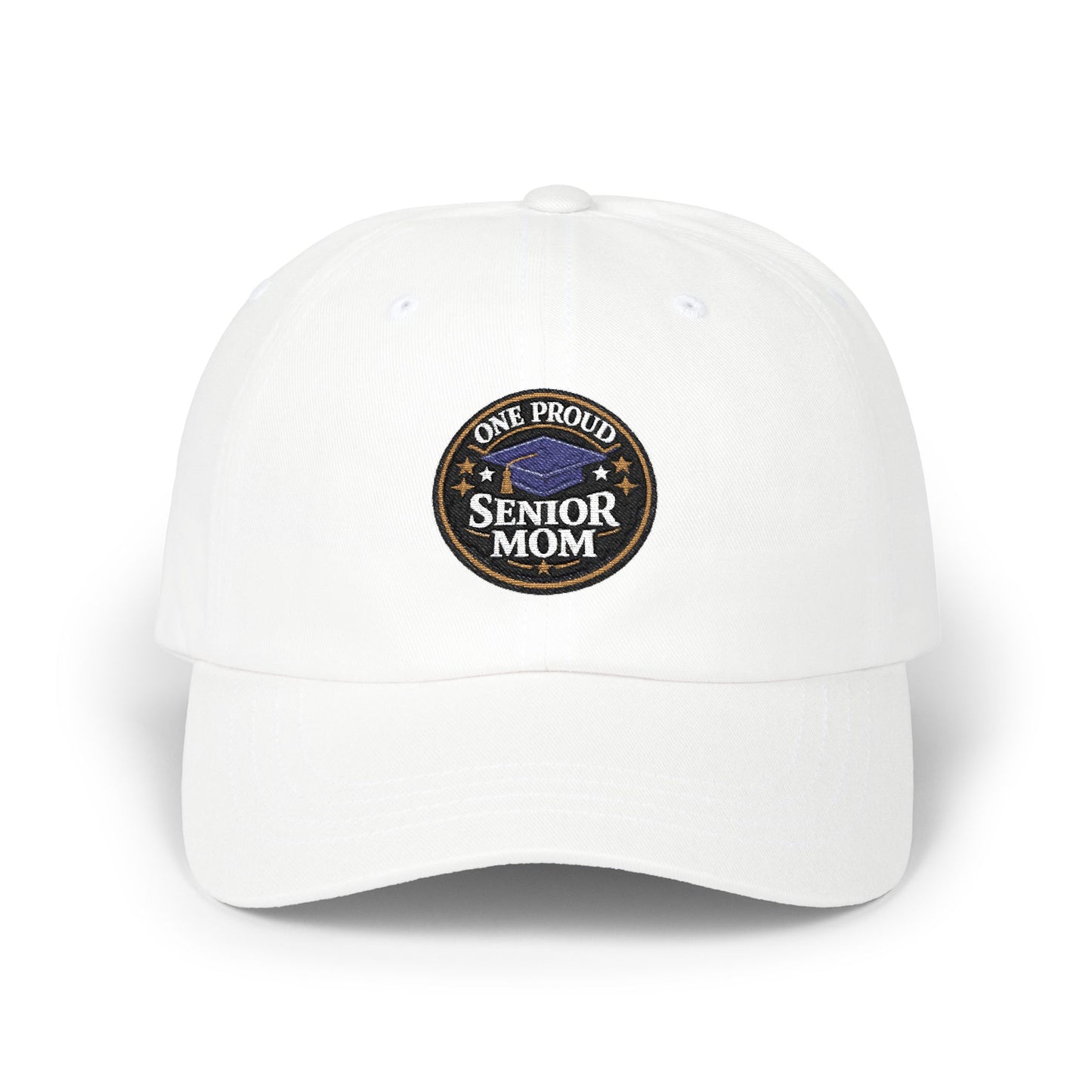 One Proud Senior Mom Embroidered Classic Dad Cap | Graduation Mom Hat