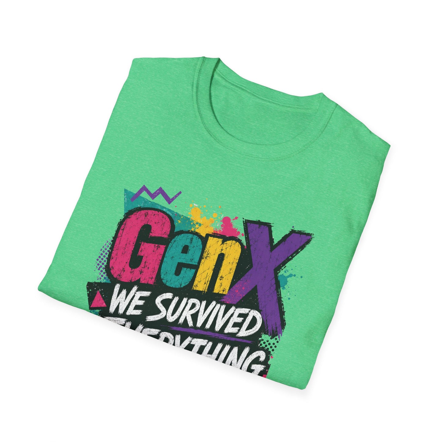 Gen X We Survived Everything T-Shirt | 90s Retro Graphic Tee