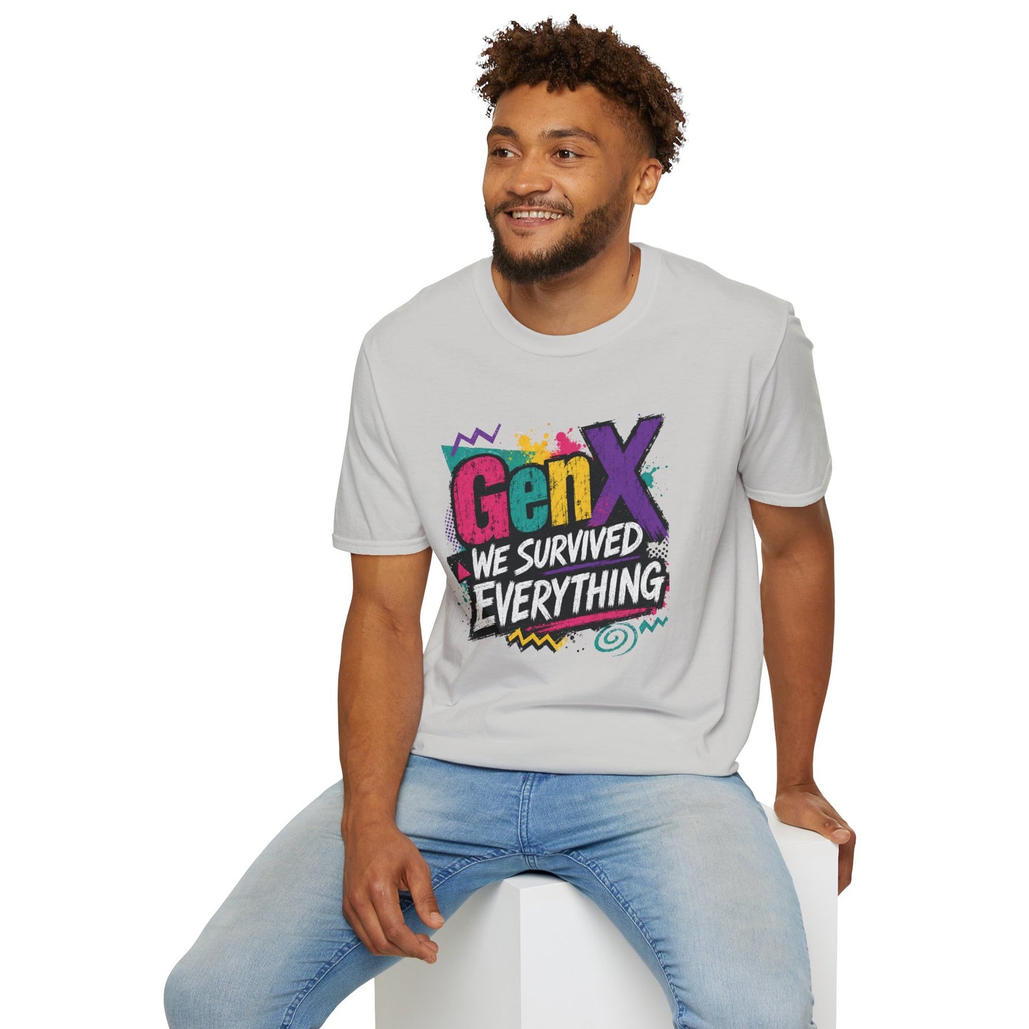 Gen X We Survived Everything T-Shirt | 90s Retro Graphic Tee