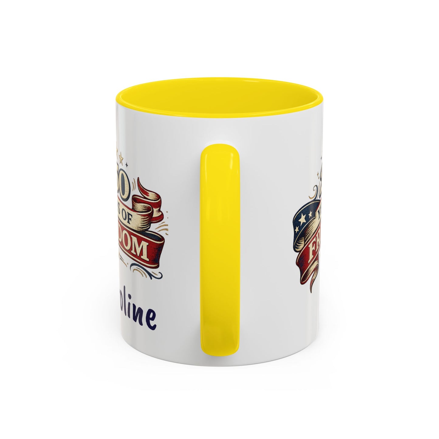 250 Years of Freedom Coffee Mug | Personalized Name - America 250th Anniversary, Semiquincentennial, Patriotic Gift, Heritage Celebration