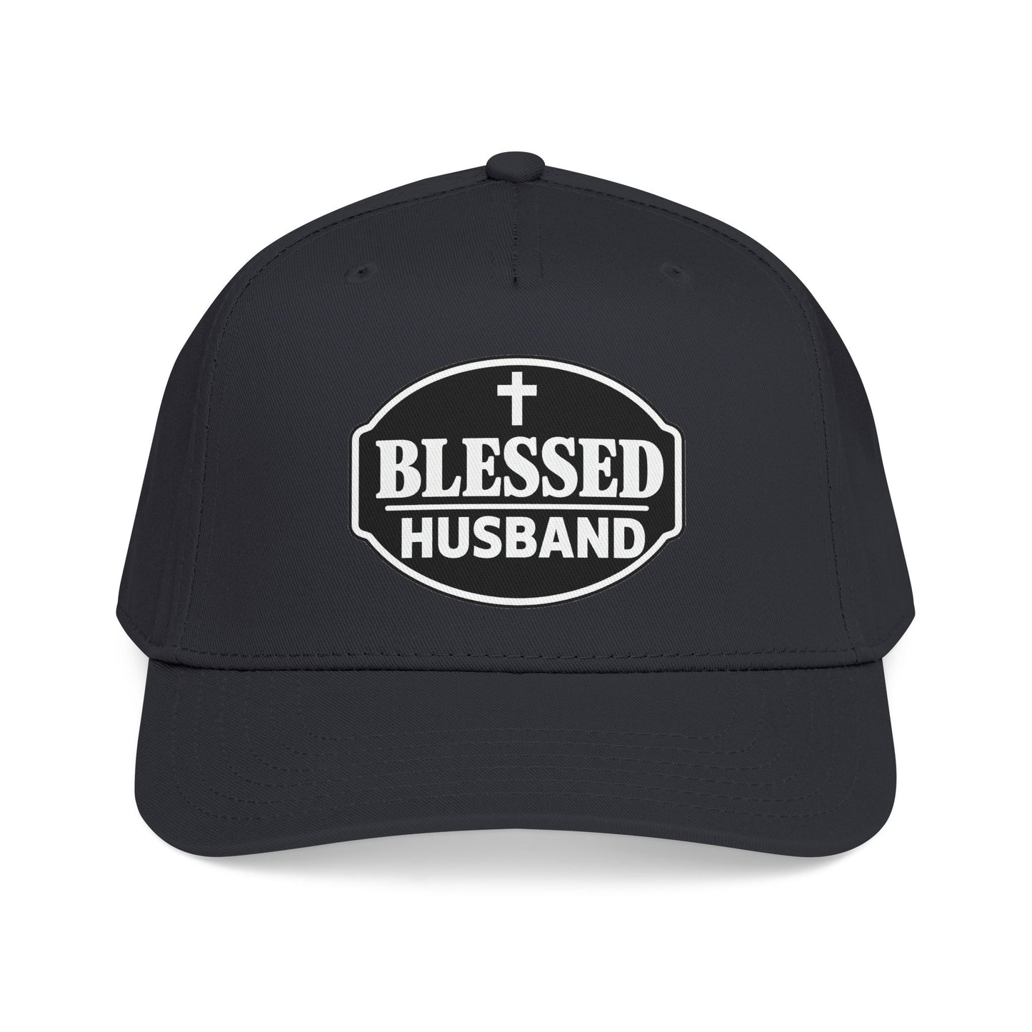 Blessed Husband Embroidered Hat Mid Profile Baseball Cap | Husband Dad Faith
