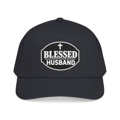Blessed Husband Embroidered Hat Mid Profile Baseball Cap | Husband Dad Faith