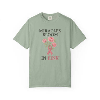 Breast Cancer Awareness T-Shirt, Floral Design for Charity Events, Gifts for Survivors, Unisex Apparel, Supportive Fashion