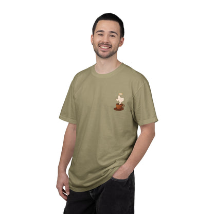 Blessings Brewed T-Shirt, Faith-Inspired Tee, Coffee Lover Gift, Texas Pride Apparel, Unisex Casual Wear