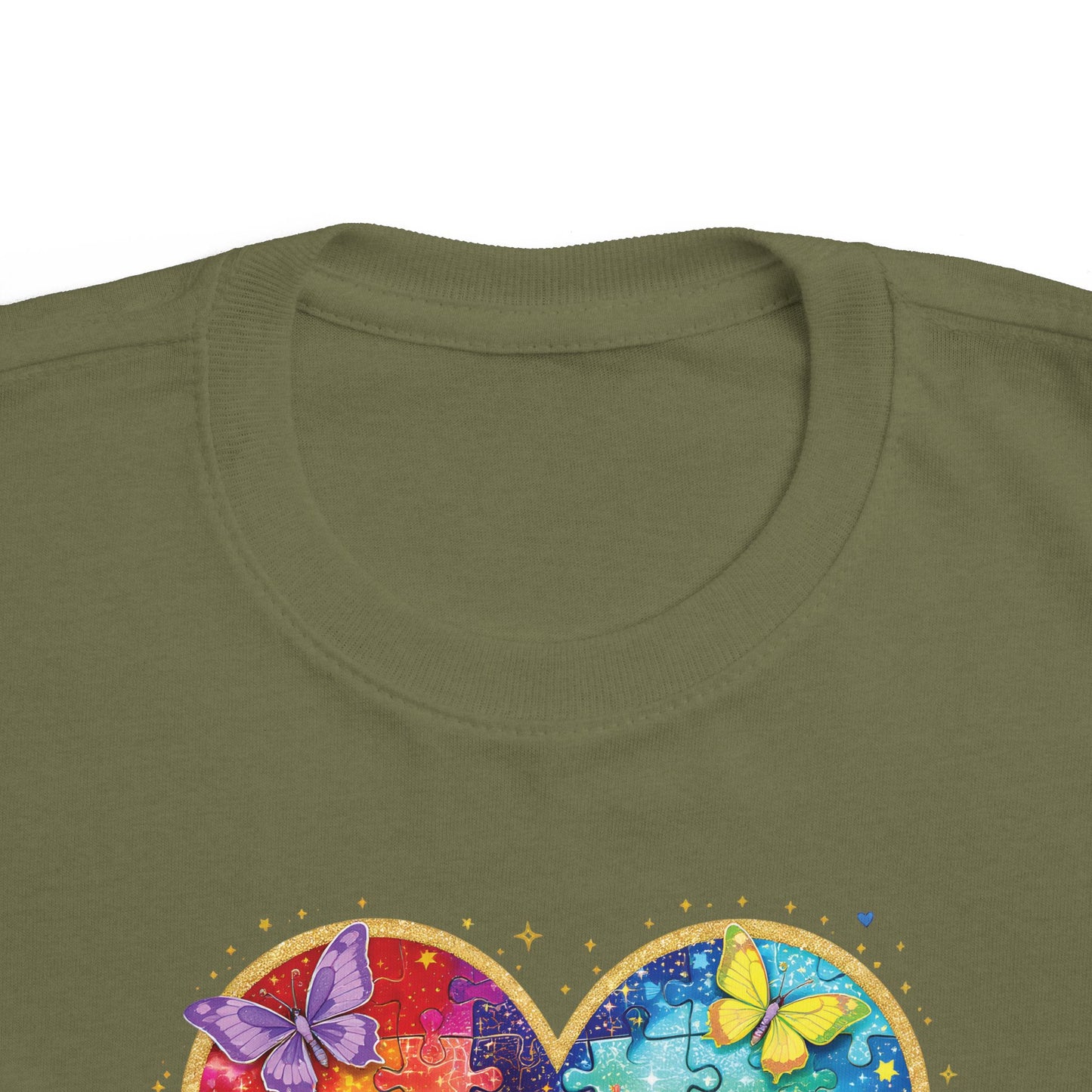 Autism Puzzle Heart Toddler Tee | Accept Understand Love
