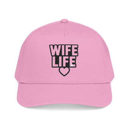 Wife Life Mid Profile Baseball Cap | Wife Life Baseball Hat