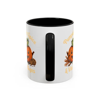 Pumpkin Spice Coffee Mug - Perfect for Fall Decor, Nursing Gifts, Halloween Parties, Cozy Mornings, Harvest Gatherings