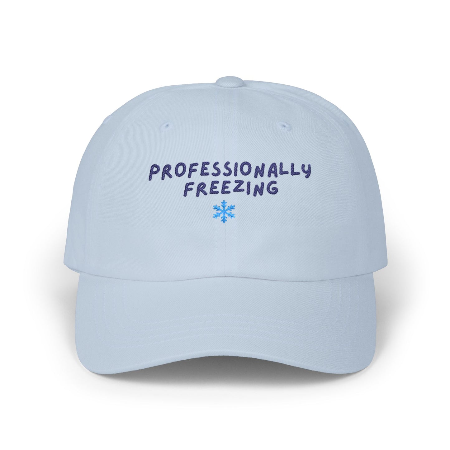 Professionally Freezing Classic Dad Cap | Snowflake Embroidered Hat