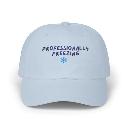 Professionally Freezing Classic Dad Cap | Snowflake Embroidered Hat