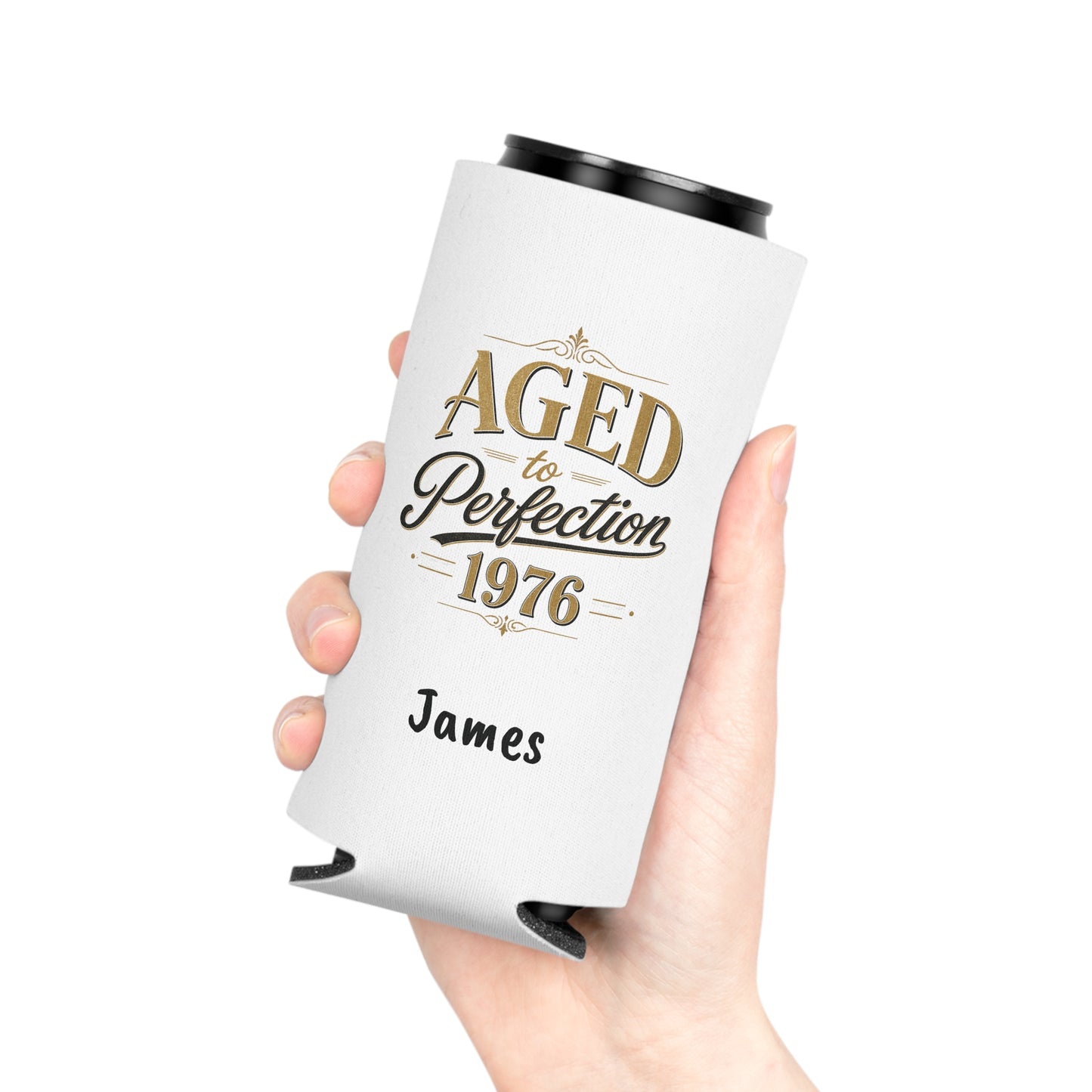 Aged to Perfection 1976 Can Cooler | Personalized Name