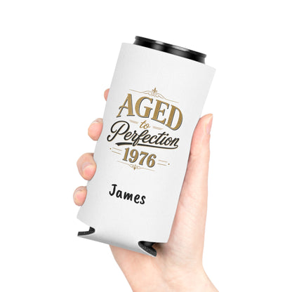 Aged to Perfection 1976 Can Cooler | Personalized Name