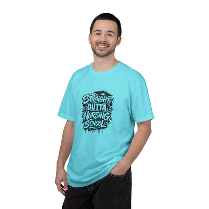 Straight Outta Nursing School T-shirt | Nursing Graduate Tee, Cap Graphic
