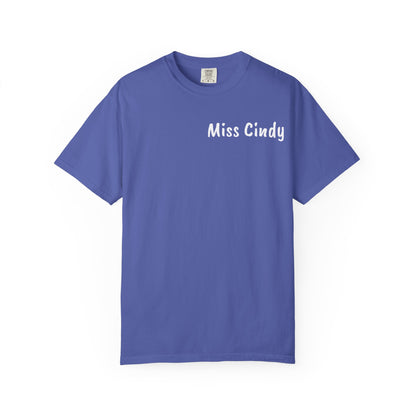 Unisex Garment-Dyed T-Shirt for Teachers - Miss Cindy, Chaos Coordinator Design, Perfect for Back to School, Appreciation Gifts, [...]