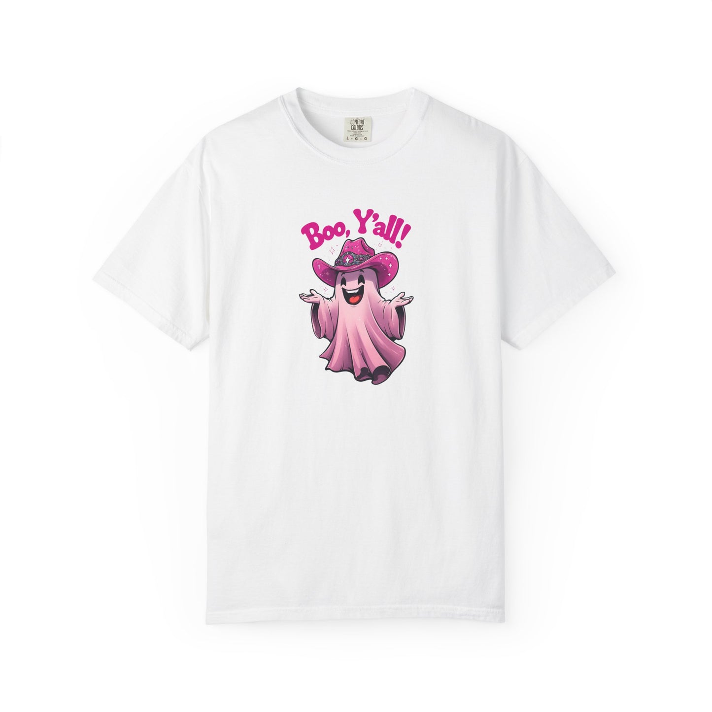 Boo Y'all Ghost T-Shirt, Fun Halloween Tee, Unisex Shirt, Cute Ghost Apparel, Spooky Season Outfit