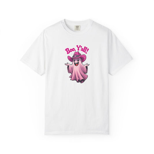 Boo Y'all Ghost T-Shirt, Fun Halloween Tee, Unisex Shirt, Cute Ghost Apparel, Spooky Season Outfit