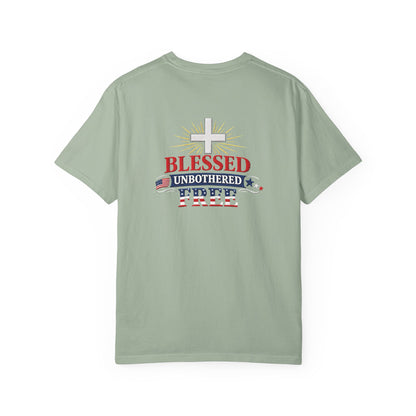 Blessed Unbothered Free cross | T-shirt