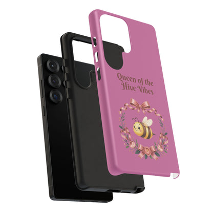 Queen of the Hive Bee Phone Case | Cute Floral Bee iPhone Case