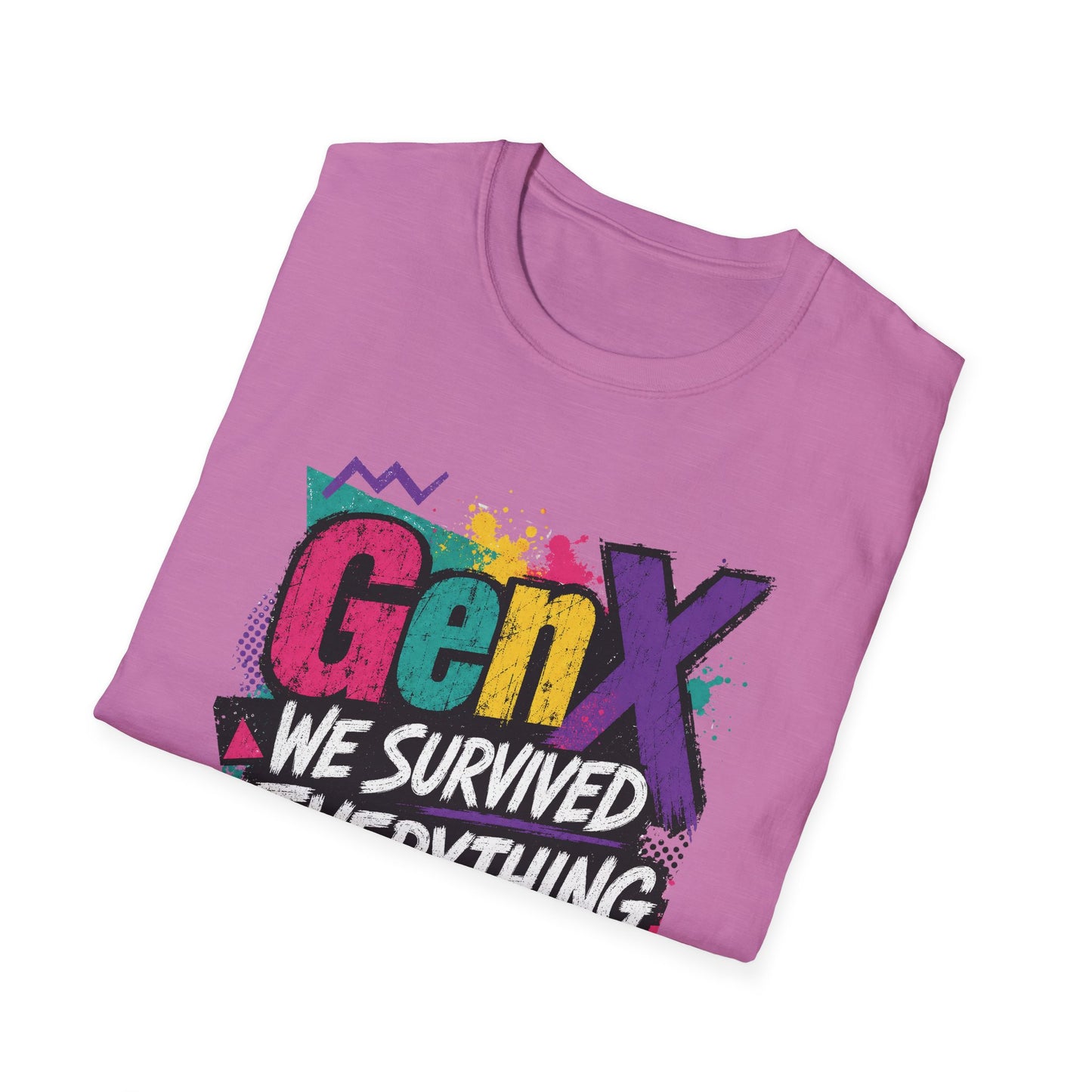 Gen X We Survived Everything T-Shirt | 90s Retro Graphic Tee