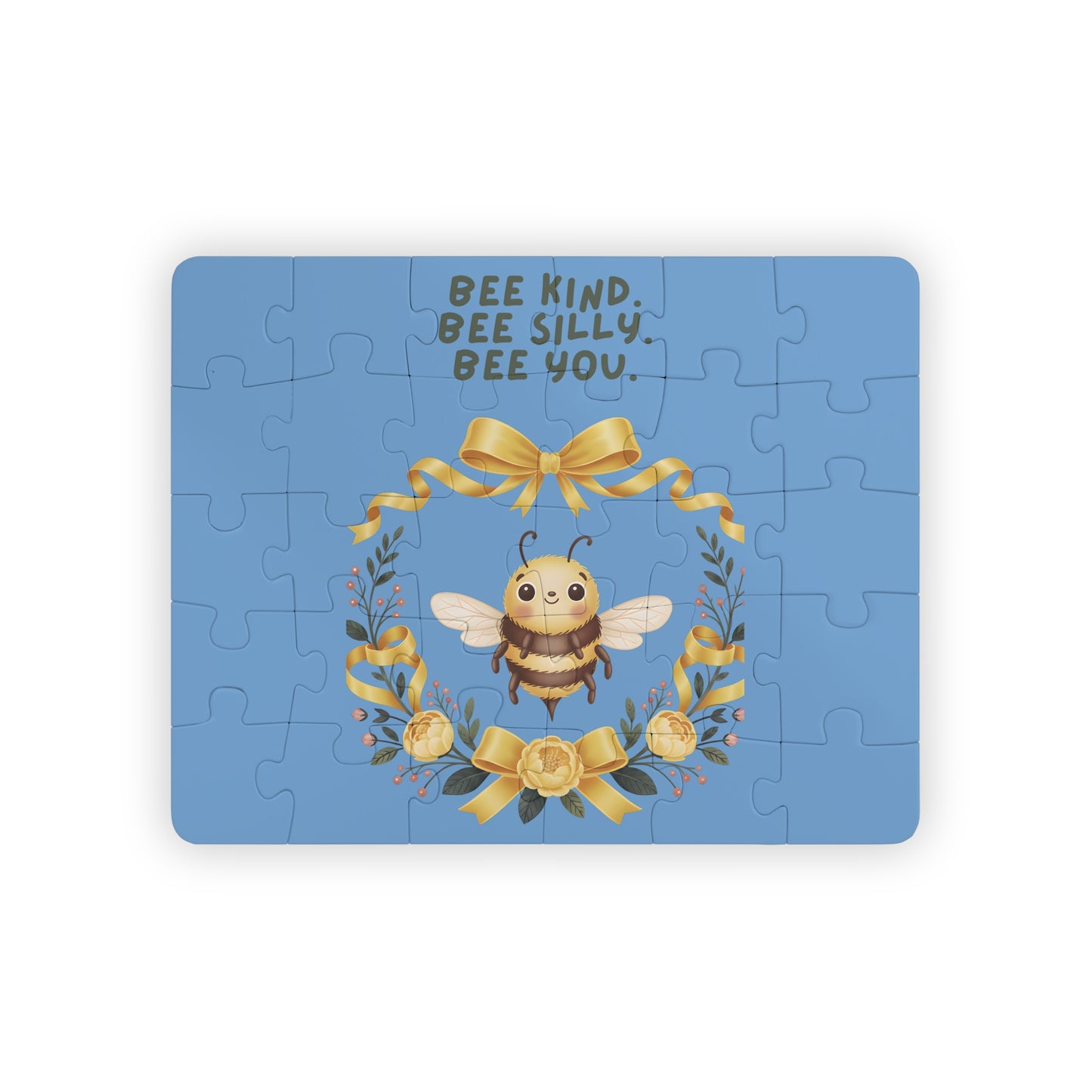 Bee Kind Bee Silly Bee You Kids Puzzle | 30-Piece Wooden Jigsaw