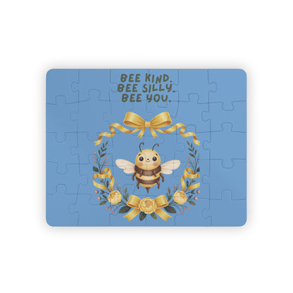 Bee Kind Bee Silly Bee You Kids Puzzle | 30-Piece Wooden Jigsaw