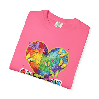 Autism Puzzle Heart T-shirt | Accept Understand Love