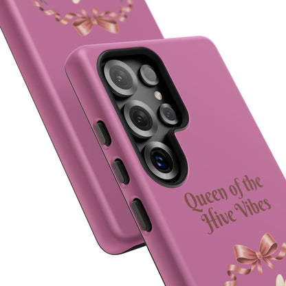 Queen of the Hive Bee Phone Case | Cute Floral Bee iPhone Case